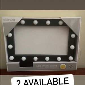 LED White Board with Black Frame